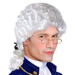 Paruka barokní bílá Markýz